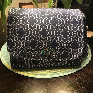 Lillybit Diaper Clutch, Trellis